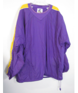 Vintage Eastbay Windbreaker Mens 3X Purple &amp; Gold  Pullover - £11.26 GBP