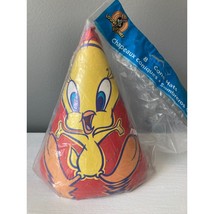 Looney Tunes I Love Tweety Cone Hats Birthday Kids Multicolor - $7.95