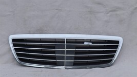 03-06 Mercedes W220 S500 S600 Upper Front Grill Grille Gril W/ Distronic Cruise image 4