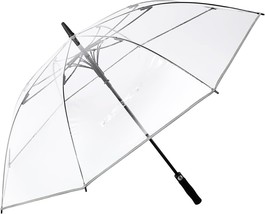 G4Free 62 Inch Clear Golf Umbrella Transparent Auto Open Large Stick - $28.50