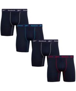 Reebok Men&#39;s Underwear - Performance Boxer Briefs (4 Pack), Size Large, ... - £23.89 GBP