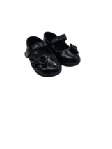 Infant Girl Bowknot Mary Jane Shoes, Easy Strap, Black, Size 2, NEW - $12.86