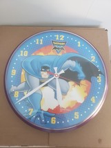 Batman Brave And The Bold Wall Clock Used DC Cartoon Network Animated Te... - $13.98