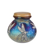 Dragonfly Dream Raku Adult Urn - $205.95