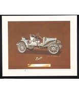 Vtg Bear Series Print Classic Autos Behr-Manning Troy NY 1908 Buick Road... - $220.67 MXN
