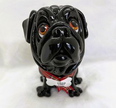 Little Paws Black Pug Precious Dog Figurine Sculpted Pet 336-LP-PREC 3.9" High image 2