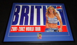 Britney Spears Signed Framed 31x41&quot; 2001 Pepsi Tour Poster Display JSA - £778.48 GBP