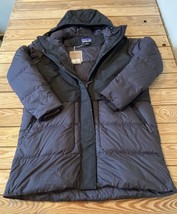 Patagonia NWT $369 Women’s Silent Down Hybrid Parka Size L Black AT - £233.15 GBP