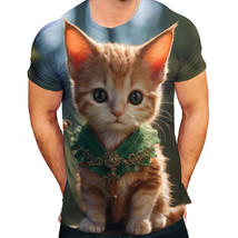 Purrfectly Stylish Elf Cat Lover wood Fairy T-Shirts the Ultimate Feline Fashion - £7.98 GBP