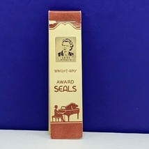 Teacher award stickers Wright Way vintage seal 1930 ephemera music vtg Grieg usa - £15.49 GBP