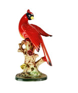 Vintage Porcelain Red Cardinal Bird Ceramic Ucagco Japan Figure - $214.94 MXN