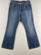 Ralph Lauren Polo Jeans Co Womens 14 Blue Kelly Low Rise Boot Cut Denim RL - £8.94 GBP