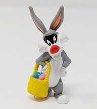 Warner Bros. Looney Easter Bunny Sylvester the Cat 3&quot; Figure Toy PVC VTG 1999 - £5.85 GBP