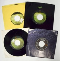 4x Paul Mc Cartney Wings 45rpm 7&quot; Singles Live &amp; Let DIE/JRs FARM/BAND On The Run - £15.54 GBP