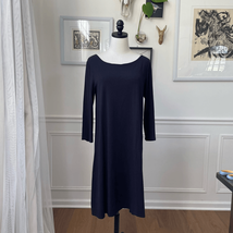 Garnet Hill Black Shift Dress Everyday M - $458.62 MXN