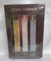 Dolce & Gabbana Men's Travel Collection set 3 X 10ml The One Lt Blue IntenseBlue image 2