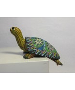 Alebrije Vintage Climbing Turtle Wood Signed by Neftalí Martinez Villanu... - $200.00