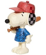 Peanuts - Snoopy Baseball Mini Figurine from Jim Shore by Enesco D56 - $36.05 CAD
