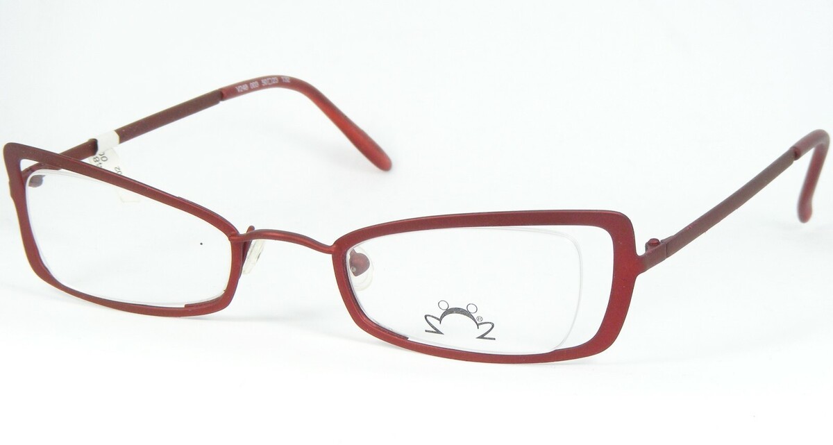 Lunettes En Caoutchouc Rouges Eye&#39;DC V248 003 Monture EyeDC 50-23-132mm ... - $135.58