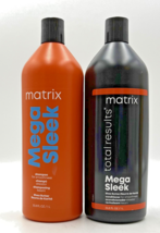 Matrix Mega Sleek Shampoo &amp; Conditioner 33.8 oz Duo - £46.68 GBP