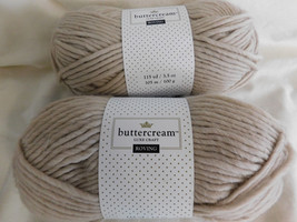 Buttercream Luxe Craft Roving Aran lot of 2 Dye Lot 630988 - $16.99