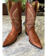 El General Alligator embossed leather cowboy boots in size Mexico 27,  - $175.00