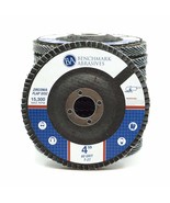 Benchmark Abrasives 40 Grit Premium Type 27 Zirconia Flap Discs, Angle G... - $52.02 CAD