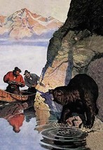 Bear Ambush by N.C. Wyeth - Art Print - £16.44 GBP+