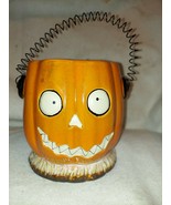 Yankee Candle Boney Bunch Candy Buzz Pumpkin Candle Jar Holder Halloween - £33.49 GBP