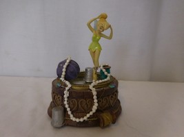 Disney Tinker Bell Music Box Plays " You Can Fly "  Works Rare - $88.13