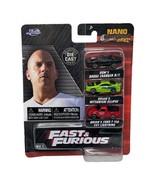 FAST &amp; FURIOUS JADA NANO HOLLYWOOD RIDES NV-1 DODGE CHARGER MITSUBISHI E... - $16.83