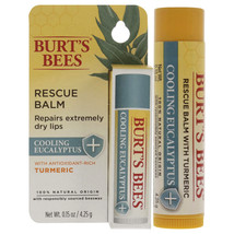 Cooling Eucalyptus Rescue Balm by Burts Bees for Unisex - 0.15 oz Lip Balm - $142.59 MXN