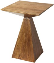 Side Table Mid-Century Modern Square Top Natural Butler Loft Distressed Black - $719.00
