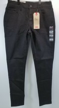 Levi&#39;s 710 Super Skinny Jeans Size 30 L28 Dark Wash Black Pants - £23.73 GBP