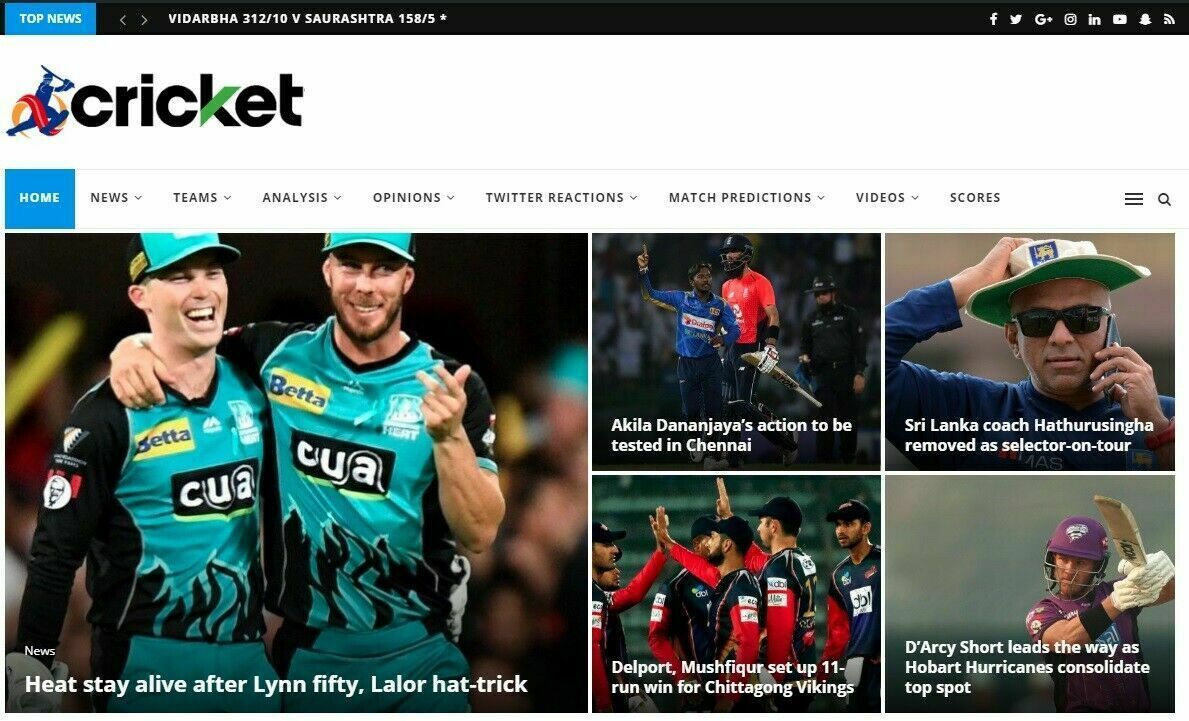 Automated Cricket News Wordpress Website - Turnkey Profitable Site - $14.08
