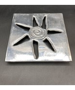 Tobin James Cellars Winery Silver Star 7” Trivet Brutalist Style Aluminu... - €21,55 EUR