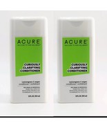 2x ACURE Curiously Clarifying Conditioner, Lemongrass &amp; Argan FACTORY SE... - £15.63 GBP