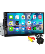 7 Inch Car Radio Apple Andriod Carplay BT Car Stereo Touch Screen Double... - $89.06