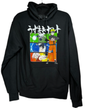Naruto Shippuden Multiple Anime Character Panel Black Men&#39;s Sweatshirt s... - $296.44 MXN