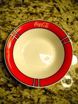 * 1996 Coca Cola Company Coke Logo 8&quot; Collectors Cereal Soup Bowl Gibson - $20.00