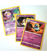  Pokémon TRADING CARDS  BASIC Drifloon 425 Duskull 355 Swoobat 528 LEVEL 1 - £2.72 GBP