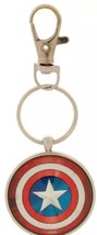 Marvel Captain America Shield Pewter Key Ring New FREE Shipping  - $12.19