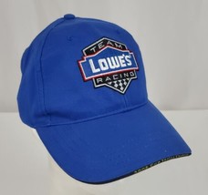 Lowes Racing Jimmie Johnson 48 Hat Cap Adjustable Blue Cotton Embroidered NASCAR - $13.99