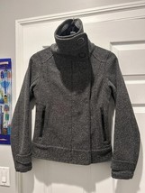 Lululemon Black Audrey Tweed Bomber Jacket Fleece Lined Coat - $99.00 Lululemon Black Audrey Tweed Bomber Jacket Fleece Lined Coat - $99.00