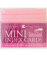 PaperTrail Ruled Index Cards, 3&quot; x 2.5&quot;, Assorted Colors, Index Cards, - £6.37 GBP