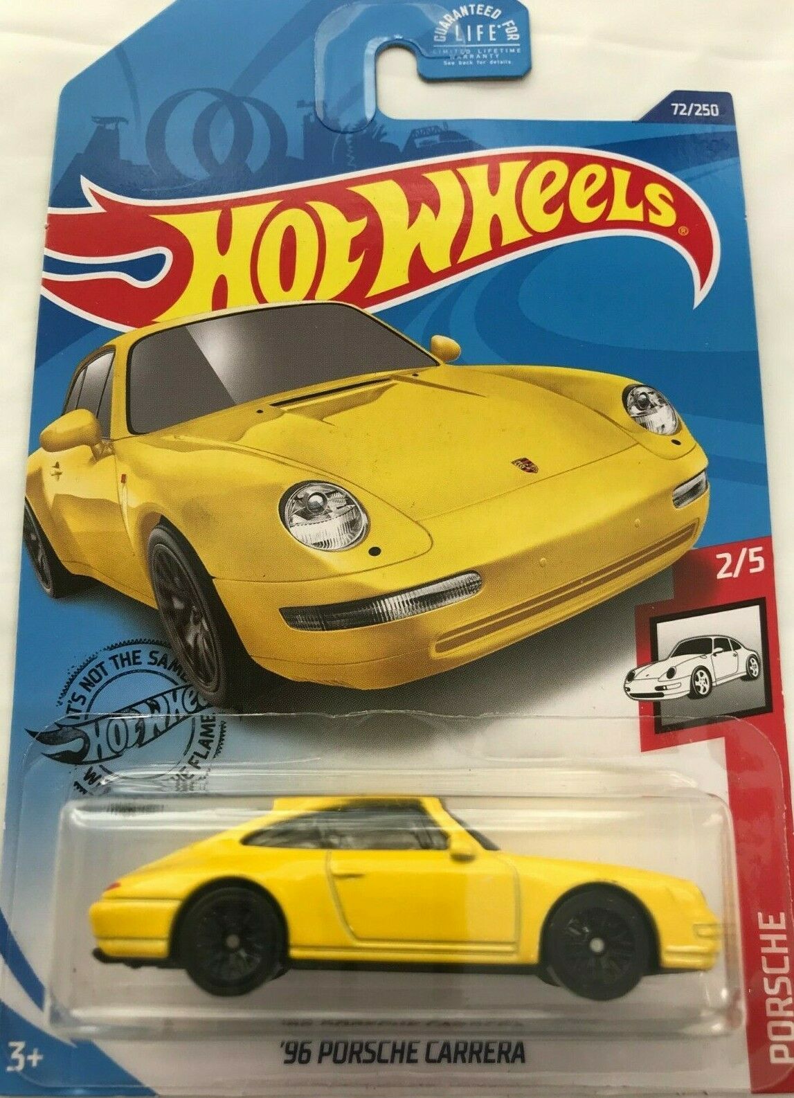 Hot Wheels - &#39;96 Porsche Carrera - Yellow - $9.95