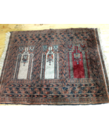 Vintage Oriental Kaseri(?) Prayer Rug, Pakistan, Nice Condition, 42&quot; x 31&quot; - £91.42 GBP
