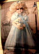 Paradise Galleries Elizabeth And Her Bear Porcelain Doll Nib - $37.62