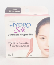 Schick Hydro Silk Dermaplaning Refills 6 Count Hair Removal Exfoliation Skincare - £13.10 GBP