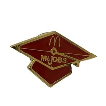 McDonald’s McJobs Graduate Golden Arches Employee Crew Enamel Lapel Hat Pin - £4.54 GBP